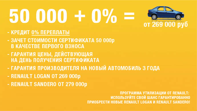 Программа утилизации Renault